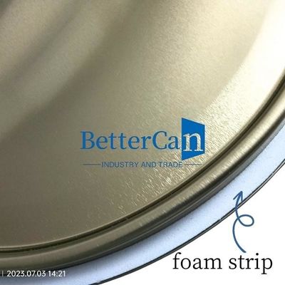 5 Gallon Tin Bucket With Lock Ring White Coated Printing CMYK 20 Liter Paket OEM