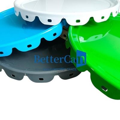 ISO9001 Metal Tin Lid Flower lug lid Untuk Ember Cat Kimia
