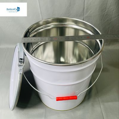 18 Liter Ember Konik Dengan Tutup Kupu Bunga 20 Liter Kaleng Metal Kosong