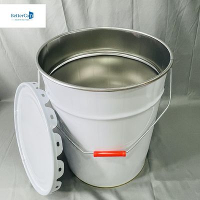 10 Liter Industri Empty Canister Dengan Lock Ring 0.35mm Ketebalan 5 Liter Empty Bucket