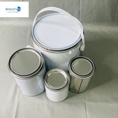 4 liter penyimpanan pelarut industri 1 galon tinplate kaleng untuk perekat kimia CMYK pencetakan