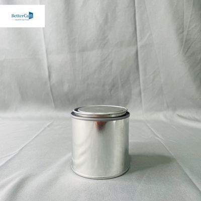 0.28mm Ketebalan Cat Putih Bulat Kaleng Kaleng Dengan Tutup Segitiga 1 Liter Square Kosong Kaleng