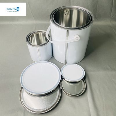 4 liter penyimpanan pelarut industri 1 galon tinplate kaleng untuk perekat kimia CMYK pencetakan
