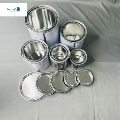 250ml Cat Tin Can kecil bulat 500ml Tin Container Dengan Tutup