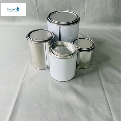 250ml Cat Tin Can kecil bulat 500ml Tin Container Dengan Tutup