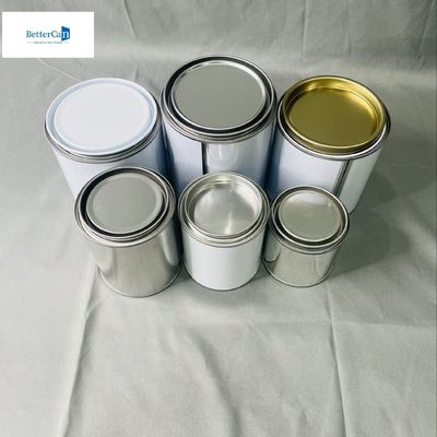 500ml Bulat Kimia 250ml Kaleng cat kosong Ketebalan 0,23mm