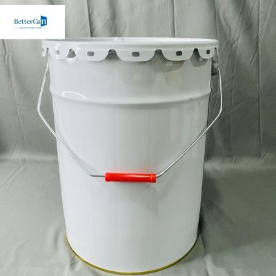 10 Liter Metal Bucket Bucket Dengan Tutup 2.2 Gallon Liquid Packaging Empty Coated Can