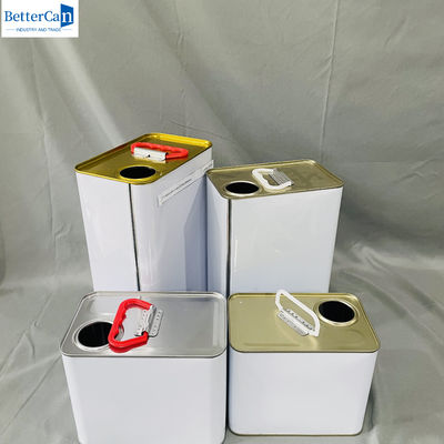kosong 5L cat Tin persegi panjang Tin Can Cat kecil Tin