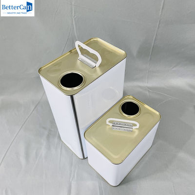 kosong 5L cat Tin persegi panjang Tin Can Cat kecil Tin