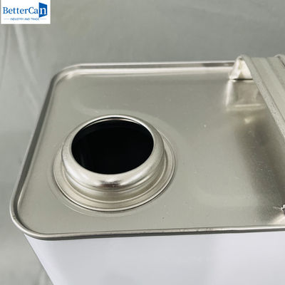 Mesin Minyak Metal Handle 4 Liter Kosong Tin Kaleng Dengan Metal Cap ODM 1 Gallon Pacakge