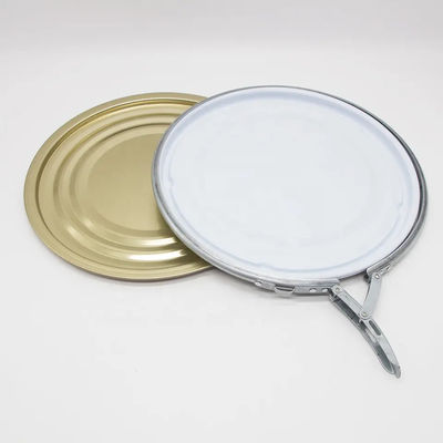 Bagian bawah ember logam diperkuat 0,38mm Tinplate Buil Bottom Tin Buil Bottom Struktur
